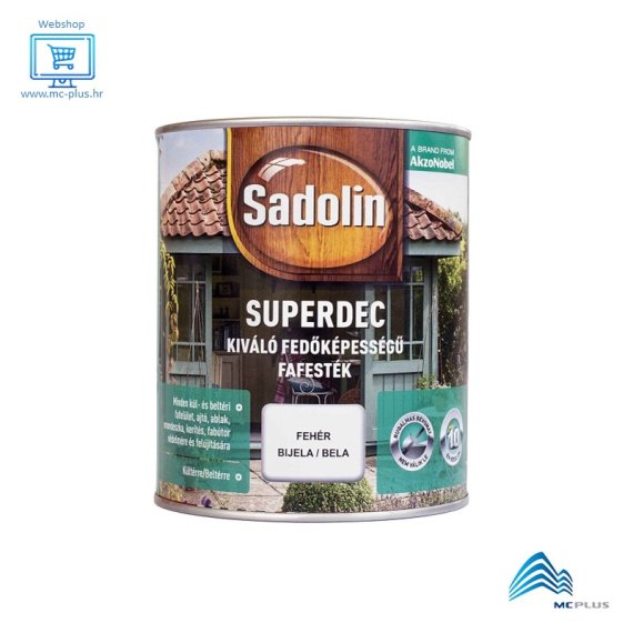 Sadolin Superdec bijela 2,5l