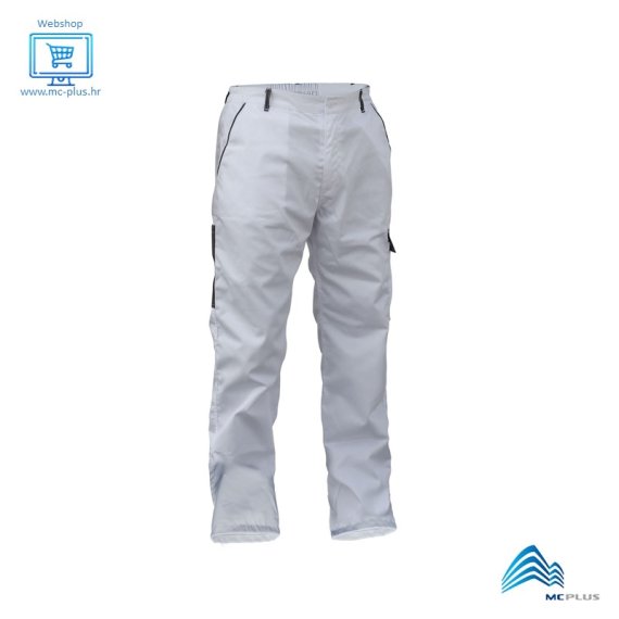 Tesler hlače ORCUS bijelo/sive vel.L