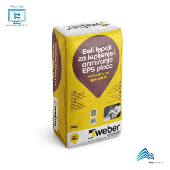 Weber therm specijal W 25/1 bijelo ljepilo