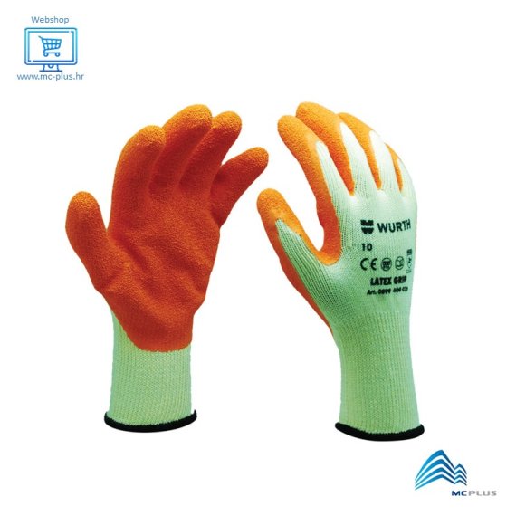 Wurth rukavice zaštitne Latex Grip za montažu vel.10