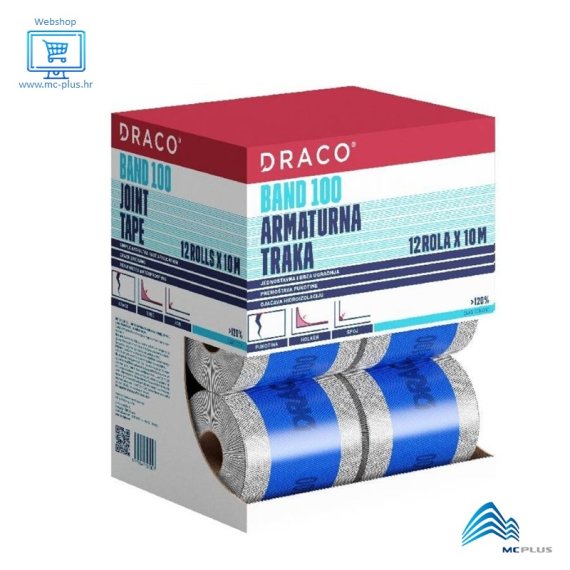 Draco Band 100 12cm x 10m elasticna traka za armiranje hidroizolacije