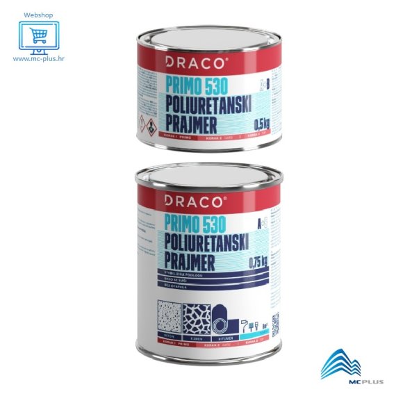 Draco PRIMO 530 (A+B) 1,25kg PU prajmer za razne podloge