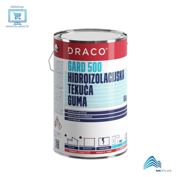 Draco Gard 500 bijela 6/1 1-komp. univerzalna PU hidroizolacija