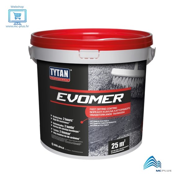Tytan professional Evomer završni 9kg/(bitumenski polimer)