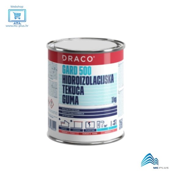 Draco Gard 500 siva 1/1 1-komp. univerzalna PU hidroizolacija