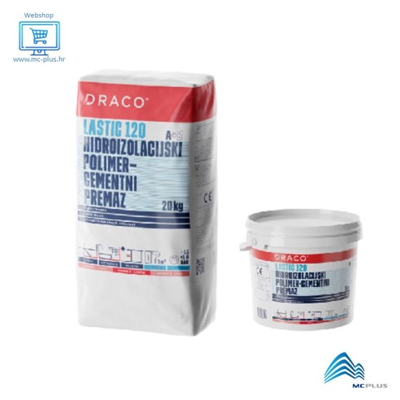 Draco lastic 120 25/1 2-komp fleksibilni polimer-cementni hidroizolacijsk premaz