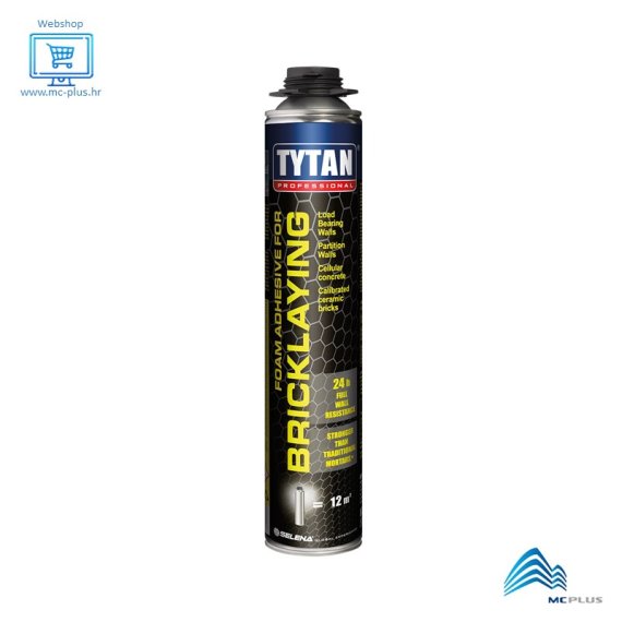 Tytan professional tankoslojno PU ljepilo za zidanje,870ml
