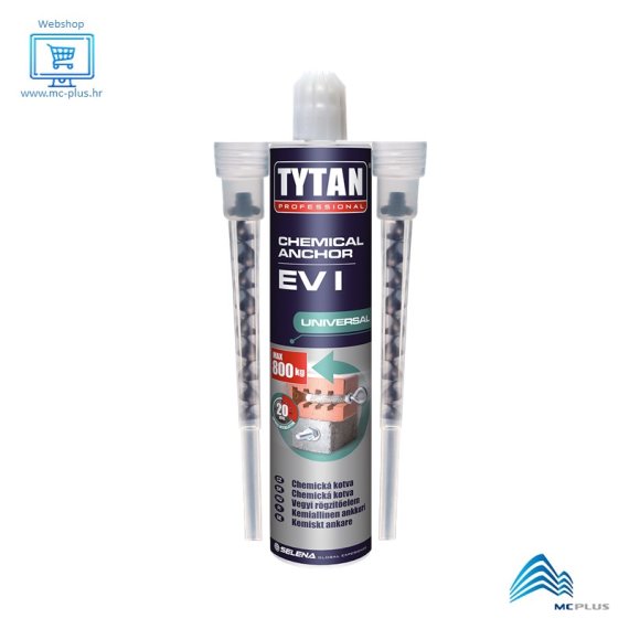 Tytan professional EV 1 Kemijski anker dvokom. kartuša 300ml