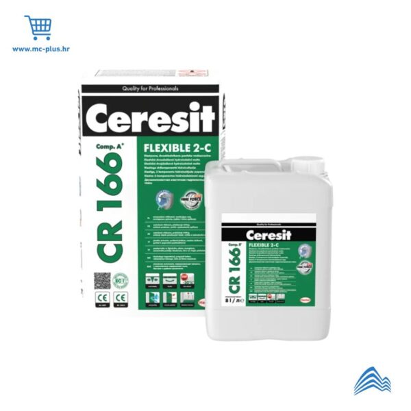 2588766 Ceresit CR 166 2K fleksibilna hidroizolacija na bazi cementa 24kg + 8l