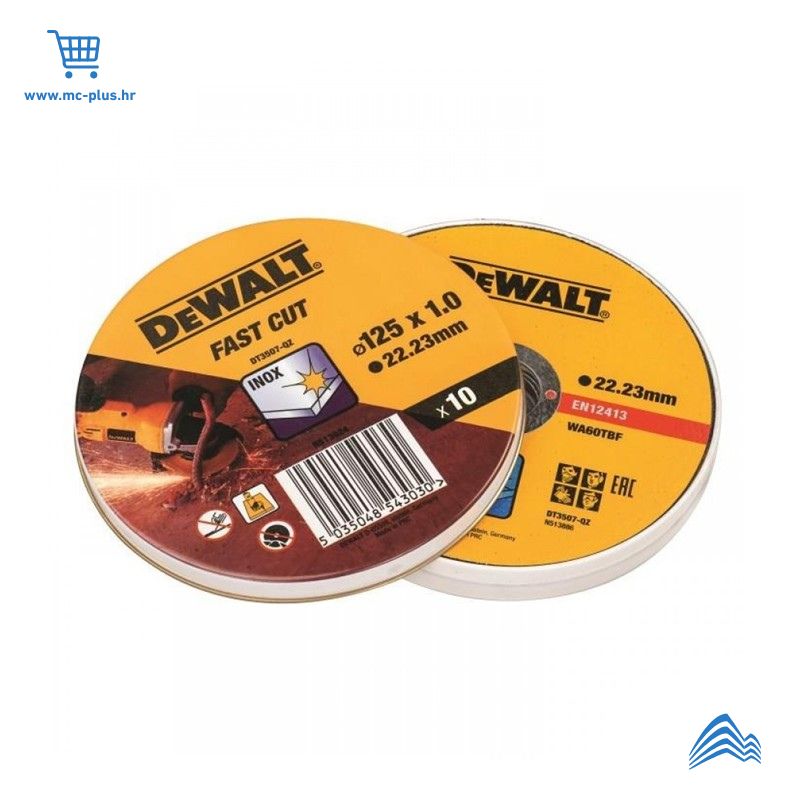 DT3507 Dewalt rezna ploča 125x1  DT3507-QZ 10kom/pak