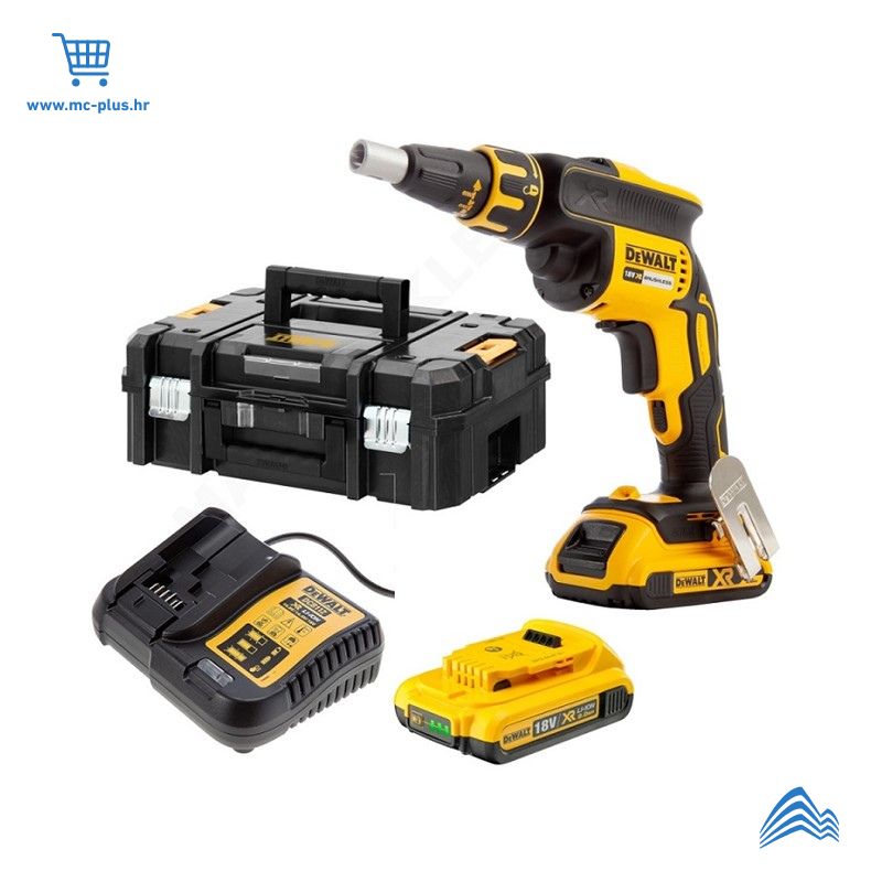 DCF620D2 Dewalt suhomontažni odvijač 18V 2x2,0 Ah Li-ion DCF620D2