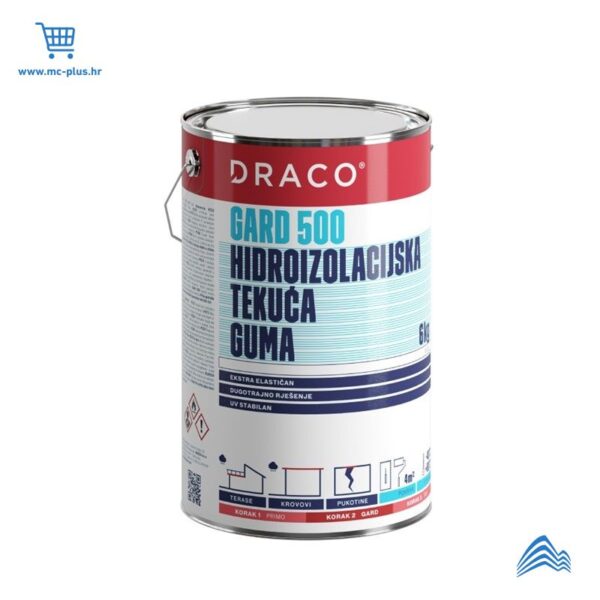 500242 Draco Gard 500 siva 6/1 1-komp. univerzalna PU hidroizolacija