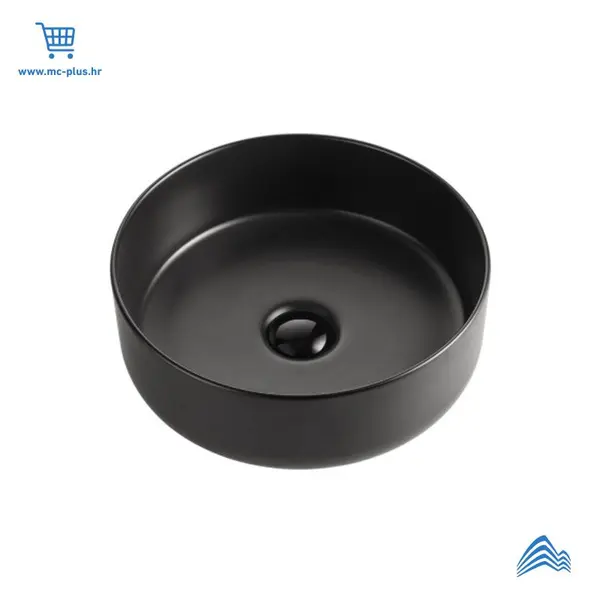 E-6259 Eros umivaonik nadgradni Smile 8 mat black/grey