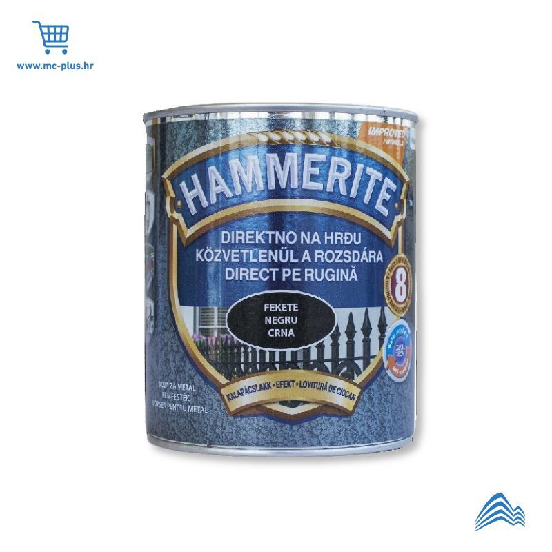 5093535 Hammerite Hammered efekt lak max zelena 0,75lit