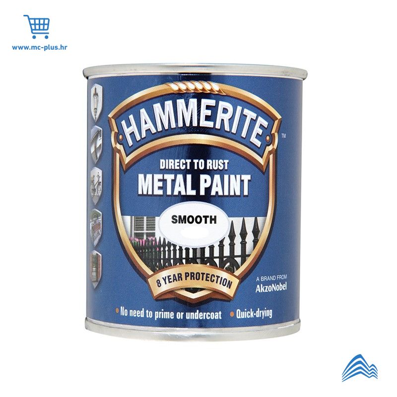 5093942 Hammerite Smooth sjajni lak zelena 0,75 lit