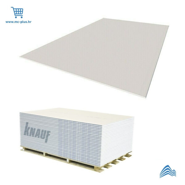 00167678 Knauf ploča GKB 12,5/1250x2000 HRAK A13 140m2/pal, bijela ploča