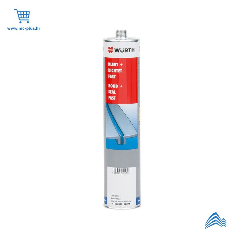 890 1001 Ljepilo brtvilo bijelo 300ml Wurth