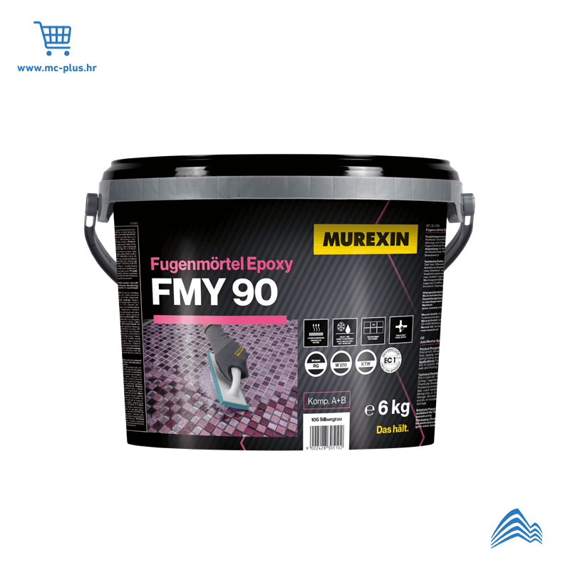 16384 Murexin fug masa epoxy bijela A+B komp. 6kg FMY90 kan