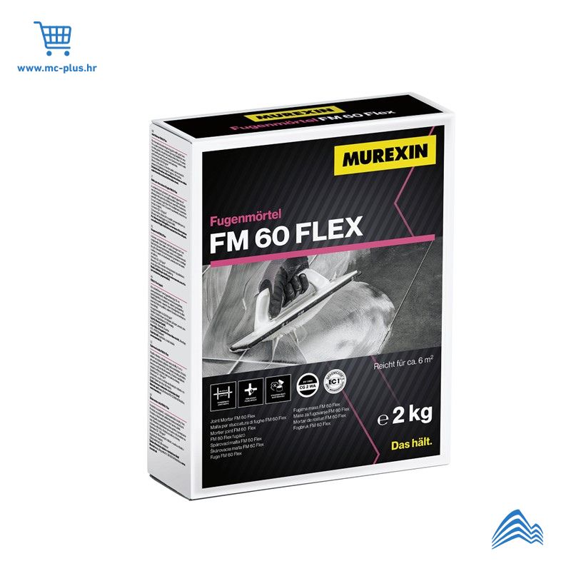 62147 Murexin fug masa Premium antracit 2kg FM60 flex kom