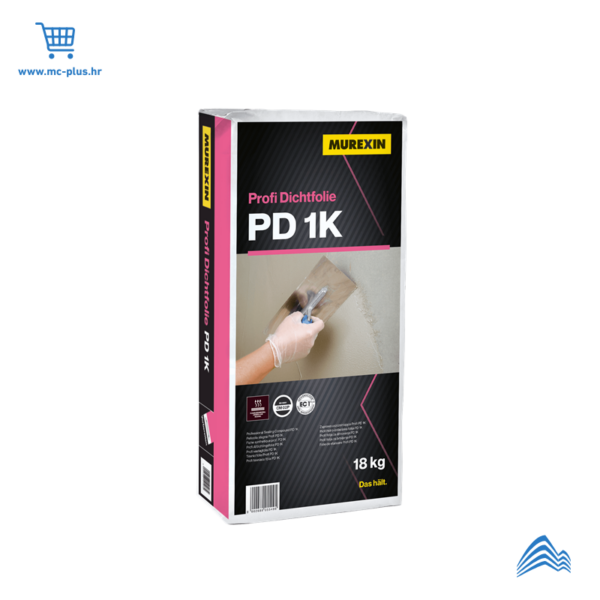 11729kom Murexin hidroizolacija 1K, folija za brtvljenje PD 1K Profi 18 kg kom