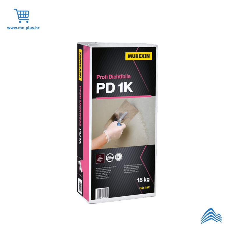 11729kom Murexin hidroizolacija 1K, folija za brtvljenje PD 1K Profi 18 kg kom
