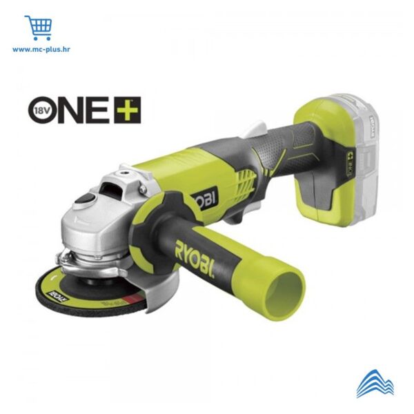 R18AG-0 Ryobi aku kutna brusilica 18V, 115mm(bez aku)
