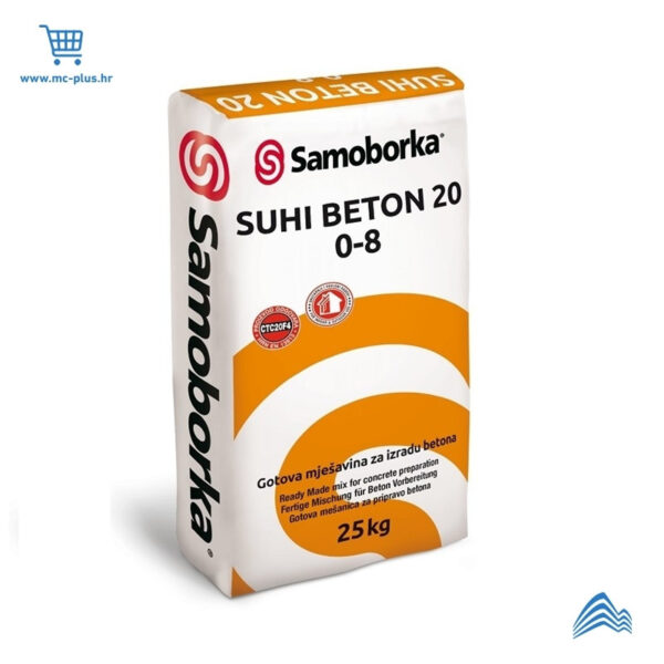 28040496* Samoborka suhi beton MB20 0-8mm 25/1 60kom/pal