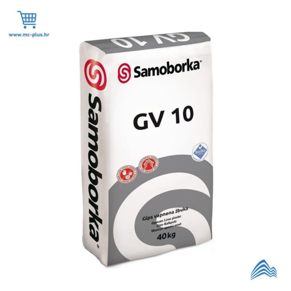 04011509* Samoborka GV 10 25/1 Gipsano-vapnena žbuka 1.350 kg/pal vr