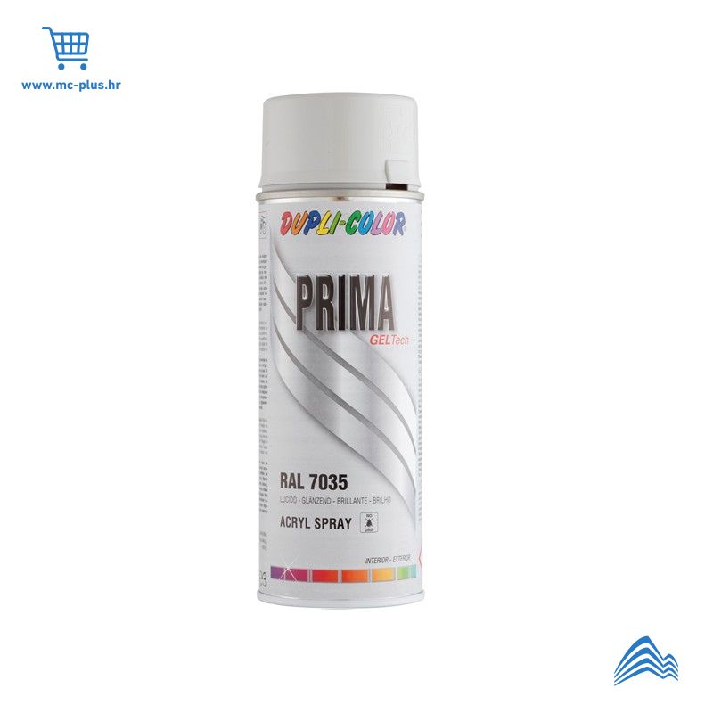 788987 Sprej light grey glossy 7035 400ml Prima