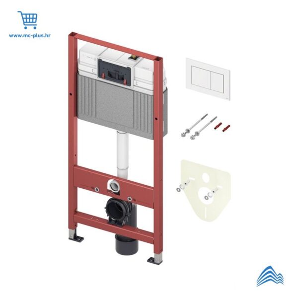 400.413 TeceBase modul za wc 112cm + TeceNow bijela tipka 9400413