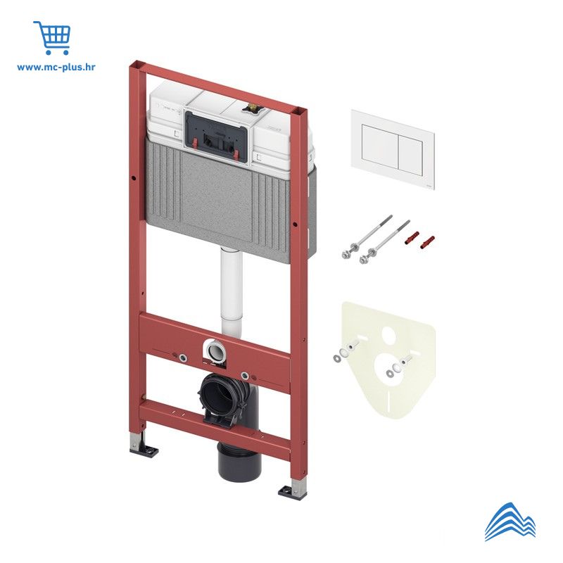 400.413 TeceBase modul za wc 112cm + TeceNow bijela tipka 9400413