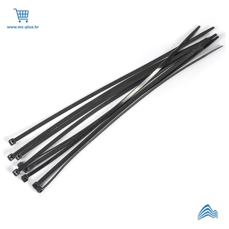 3873077010756 Vezica PVC 350x7,2mm crna (50)