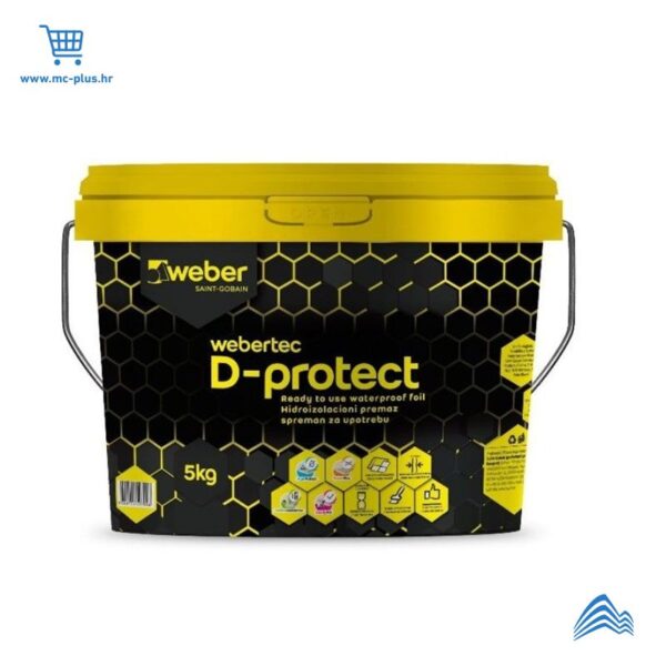 D-PROTECT 5 Weber flex hidroizolac.premaz D protect 5/1 unutarnja, 360kg/pal