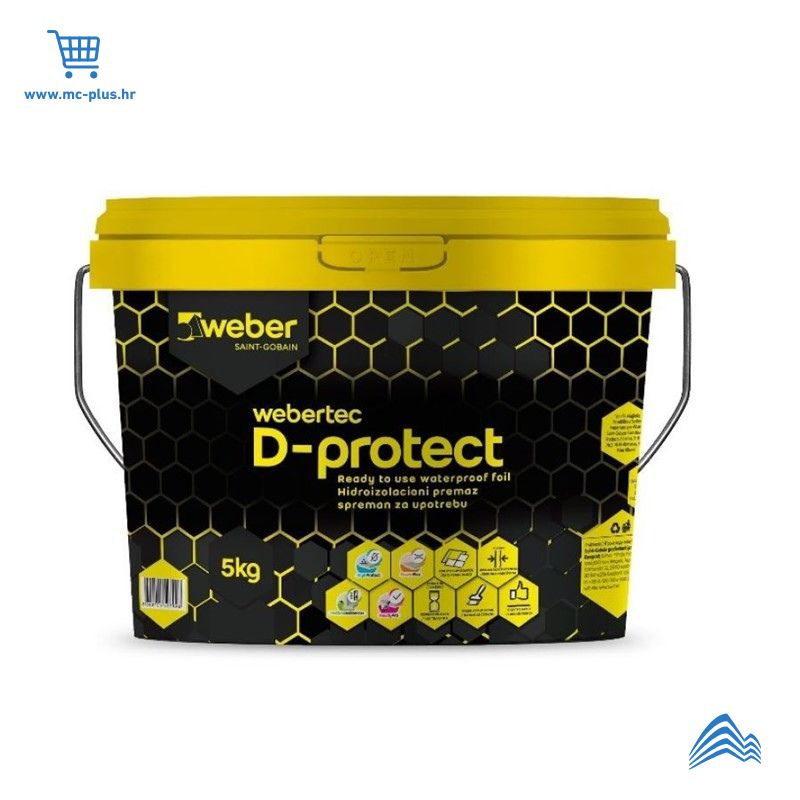 D-PROTECT 5 Weber flex hidroizolac.premaz D protect 5/1 unutarnja, 360kg/pal