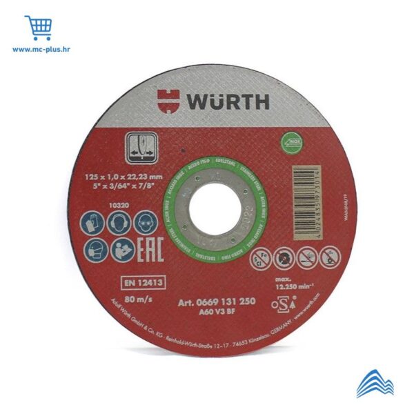 669 402302 Wurth rezna ploča 230x22,23