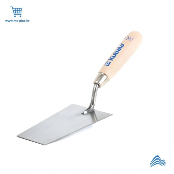 1011 Žlica zidarska  80x145x55 trapezna čelična dupli var drvena drška Lumex